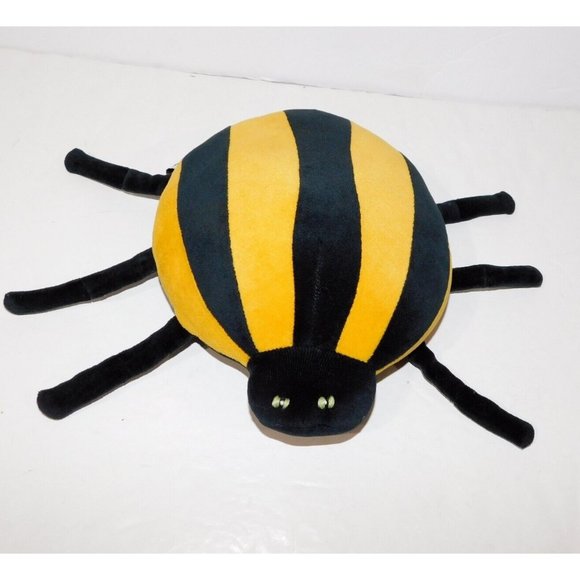 VTG 2000 Scary Stories 16" Plush Yellow Black UH NO BED BUGS stuffed Toy Insect - Picture 1 of 8